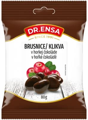 Dr.Ensa Brusinky v hořké čokoládě