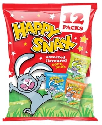 Iceland Happy Snax Kukuřičné křupky multipack 3 příchutě, 12ks