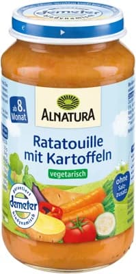 Alnatura BIO Zeleninový příkrm s bramborem a cizrnovou moukou