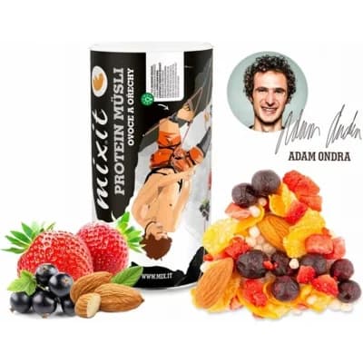 Proteinové musli Adama Ondry s ovocem