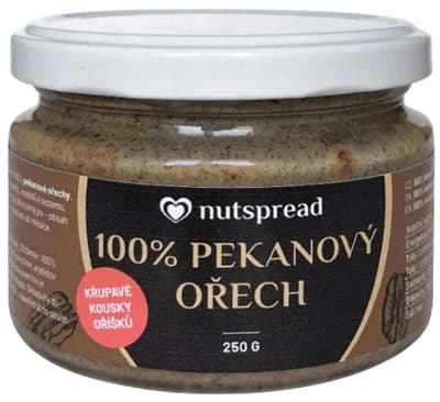 Nutspread 100% ořechové máslo - pekanové ořechy