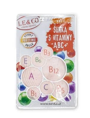 Le & Co Krůtí prsní šunka s vitamíny ABC+ (92% masa)