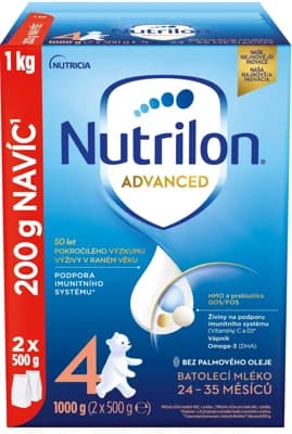 Nutrilon Advanced 4 batolecí mléko – duo balení
