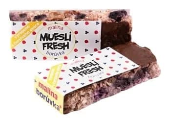 Muesli Fresh tyčinka malina-borůvka (1 kus)
