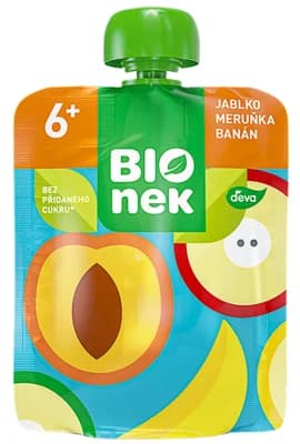BIOnek BIO Ovocná kapsička jablko, meruňka a banán