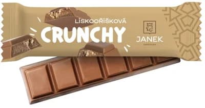 Čokoládovna Janek Lískooříšková tyčinka crunchy