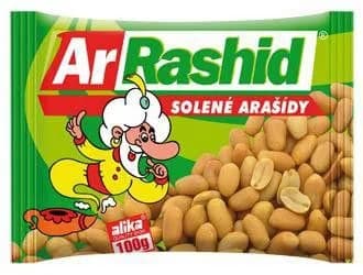 Ar. Rashid Arašídy pražené solené 10 x