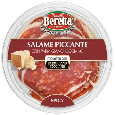 Fratelli Beretta Pikantní salám obalený v Parmigiano Reggiano