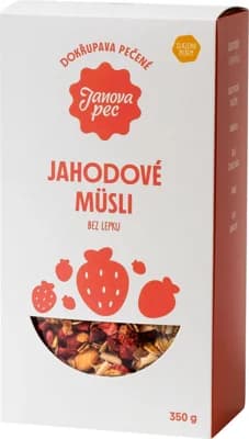 Janova pec Pečené müsli jahodové bez lepku