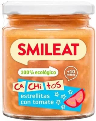Smileat BIO Příkrm těstoviny s rajčatovou omáčkou, telecím a olivovým olejem