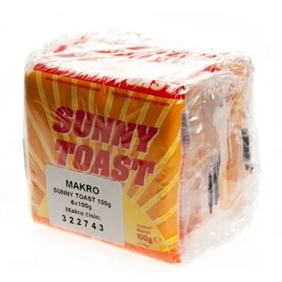 Sunny Toast tavené plátky s rostlinným tukem chlaz. 6 x 100 g