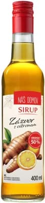 Náš Domov Zázvorový sirup s citronem