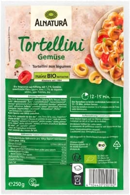 Alnatura BIO Zeleninové tortellini