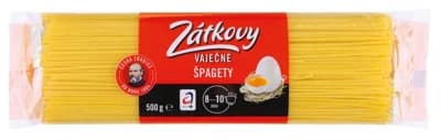 Zátkovy vaječné těstoviny Špagety