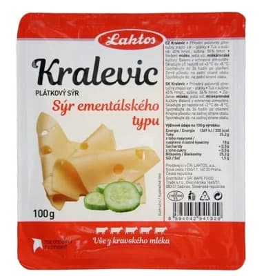 Laktos Kralevic 45% plátky