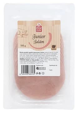 Fine Life Salám junior krájený chlaz.
