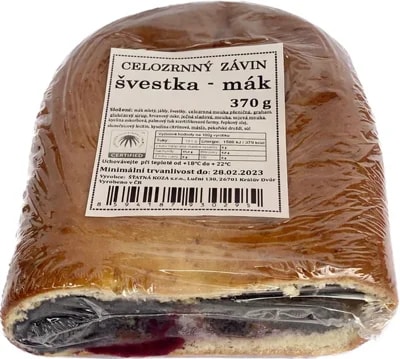 Závin švestka - mák