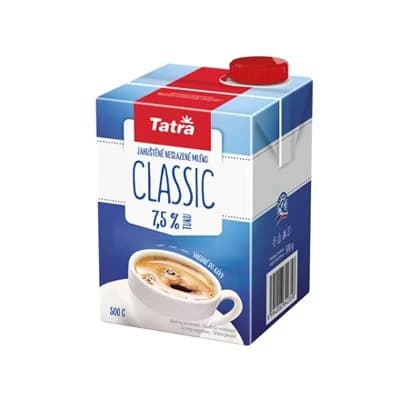 Tatra Classic Mléko zahuštěné neslazené 7,5 % tuku chlaz.
