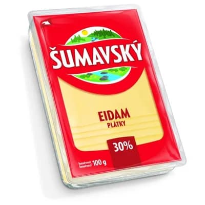 Šumavský eidam sýr 30% plátky
