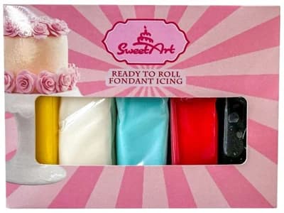 SweetArt Potahovací a modelovací hmoty vanilka mix