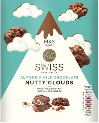 Marks & Spencer Mléčná čokoláda s mandlemi