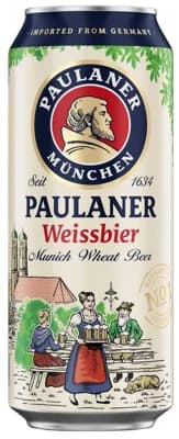 Paulaner Hefe-Weissbier Naturtrub plech
