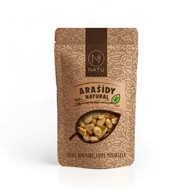 NATU Arašídy natural 200 g