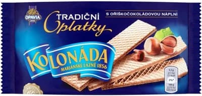Opavia Kolonáda oplatky oříško–čokoládové