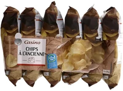 Casino Chipsy tradiční (6x 30 g)