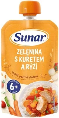 Sunar Kapsička zelenina s kuřetem a rýži