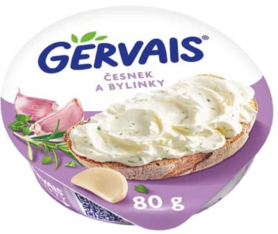 Gervais Original krémový tvarohový sýr s česnekem a bylinkami