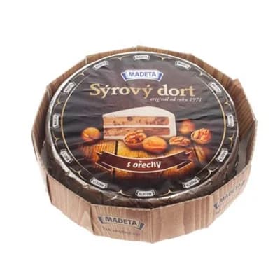 MADETA Sýrový dort s vlašskými ořechy chlaz. cca 1,