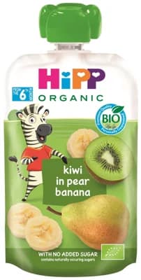 HiPP BIO Kapsička Hippis hruška, banán a kiwi
