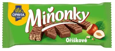 Opavia Miňonky Oříškové oplatky