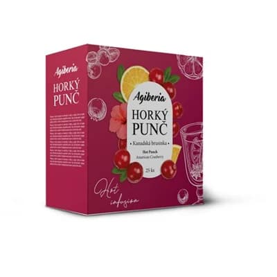 AGIBERIA horký punč brusinka 25 x