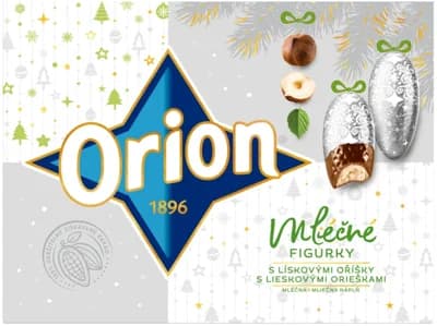 ORION Mléčné figurky s kousky oříšků