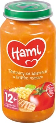 Hami Příkrm těstoviny se zeleninou a krůtím masem