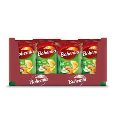 Bohemia Chips smetana/ cibule 18 x