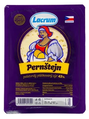 Lacrum Pernštejn sýr plátkový
