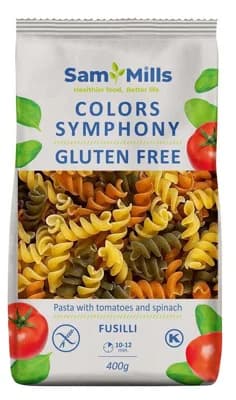 Sam Mills Barevné těstoviny vřetena bezlepkové