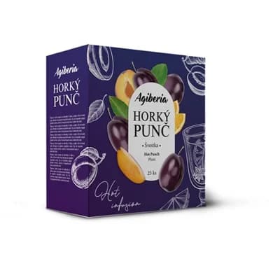 AGIBERIA horký punč švestka 25 x