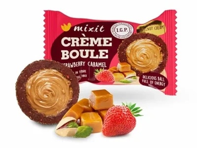 Mixit Créme boule strawberry caramel