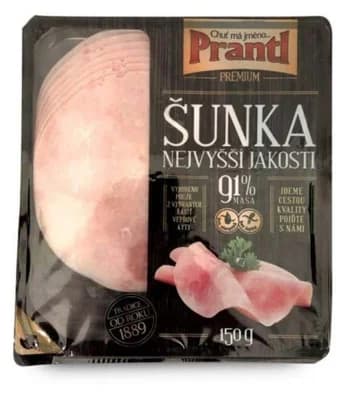 Prantl Šunka nejvyšší jakosti (91% masa)