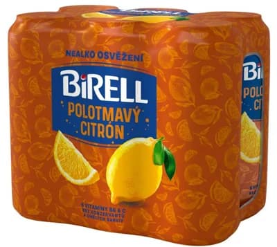 Birell Polotmavý citron 6×0,5 l plech