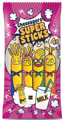 Cheesupers mozzarellové tyčinky