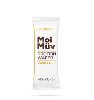 GymBeam MoiMüv Protein Wafer vanilka