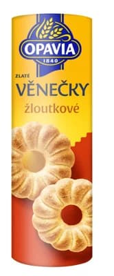 Opavia sušenky Zlaté Věnečky žloutkové