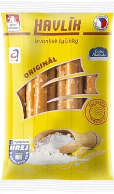 Havlík Trvanlivé tyčinky se sýrem a solí