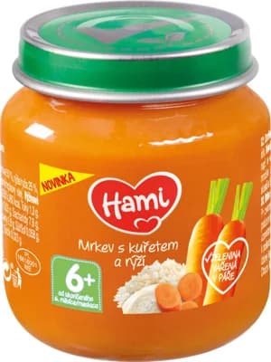 Hami Příkrm mrkev s kuřetem a rýží