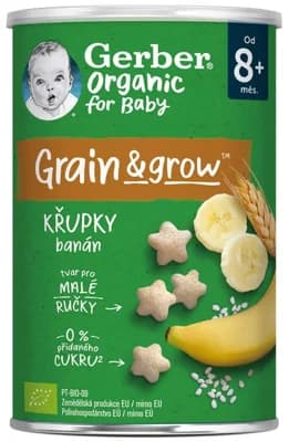 Gerber Organic křupky banánové